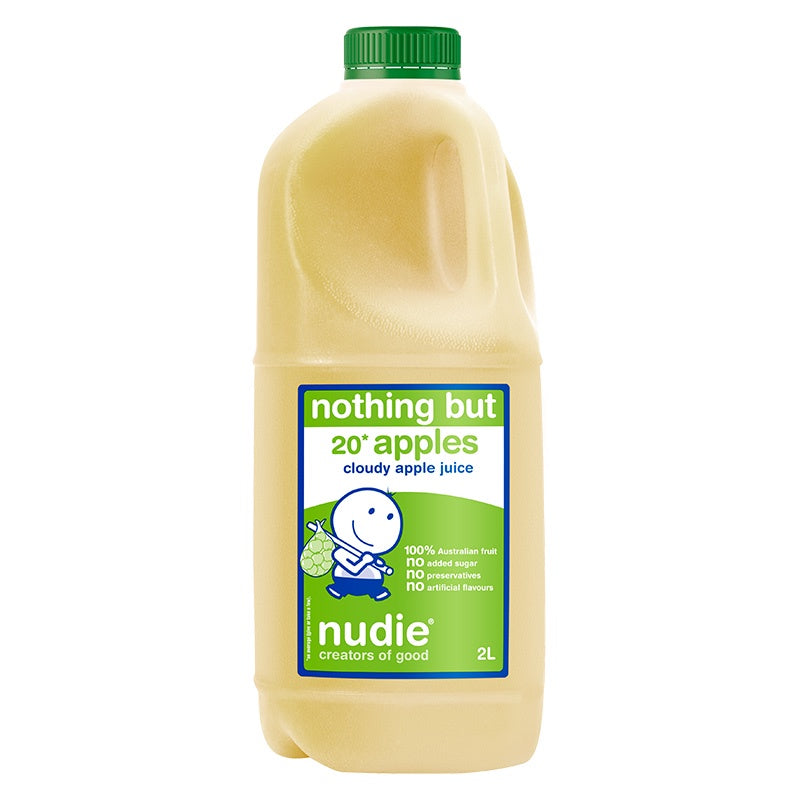 Nudie Nothing But Cloudy Apple Juice 2L