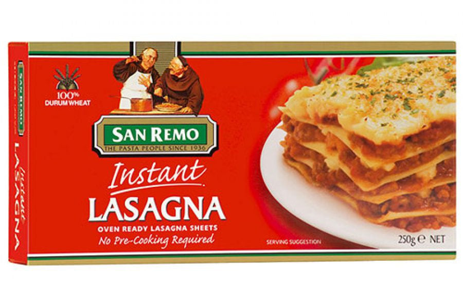 San Remo Instant Lasagna Sheets 250g