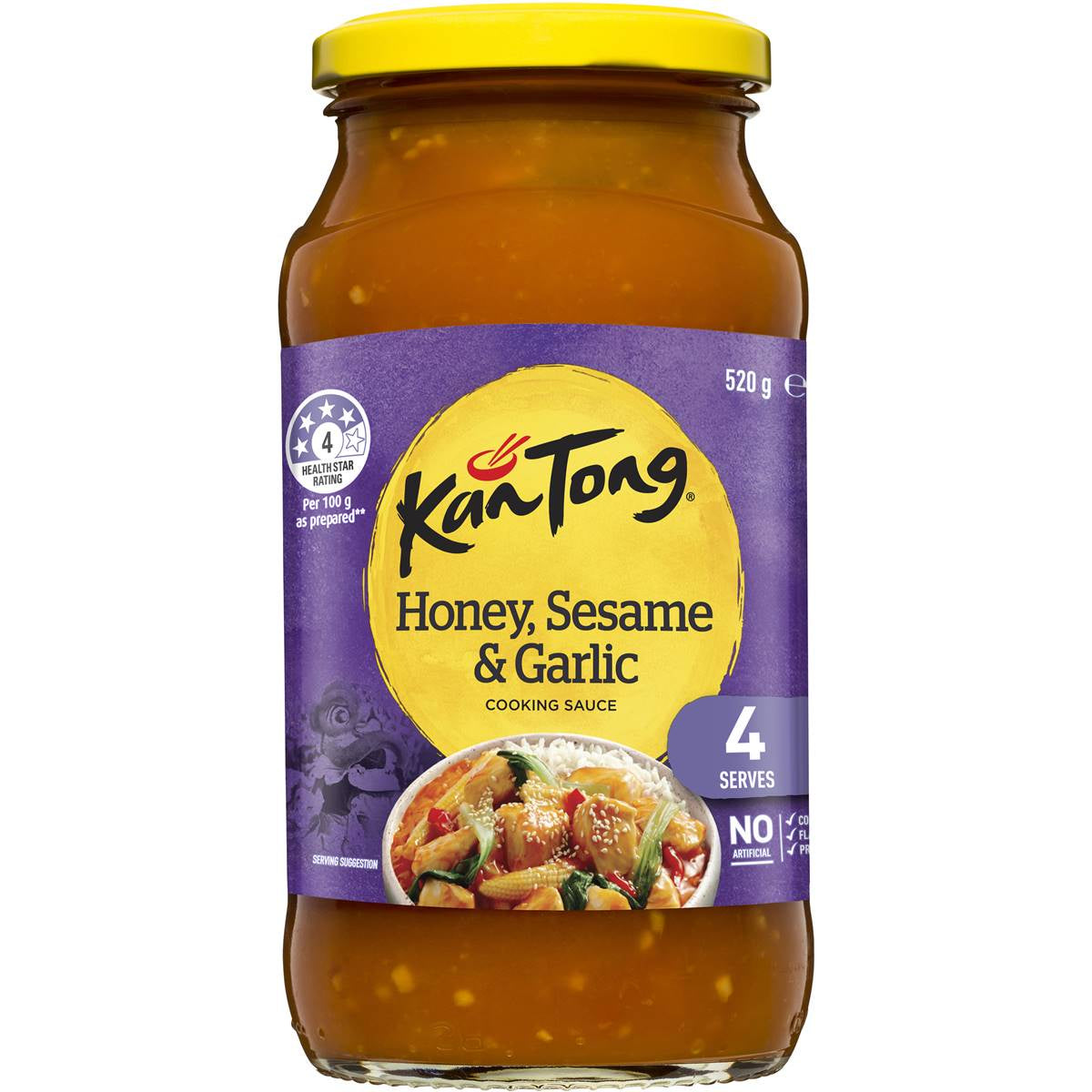 Kantong Honey, Sesame and Garlic Sauce 520g