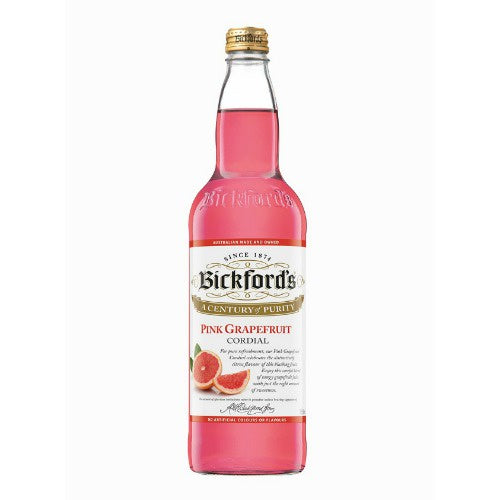 Bickfords Pink Grapefruit Cordial 750mL