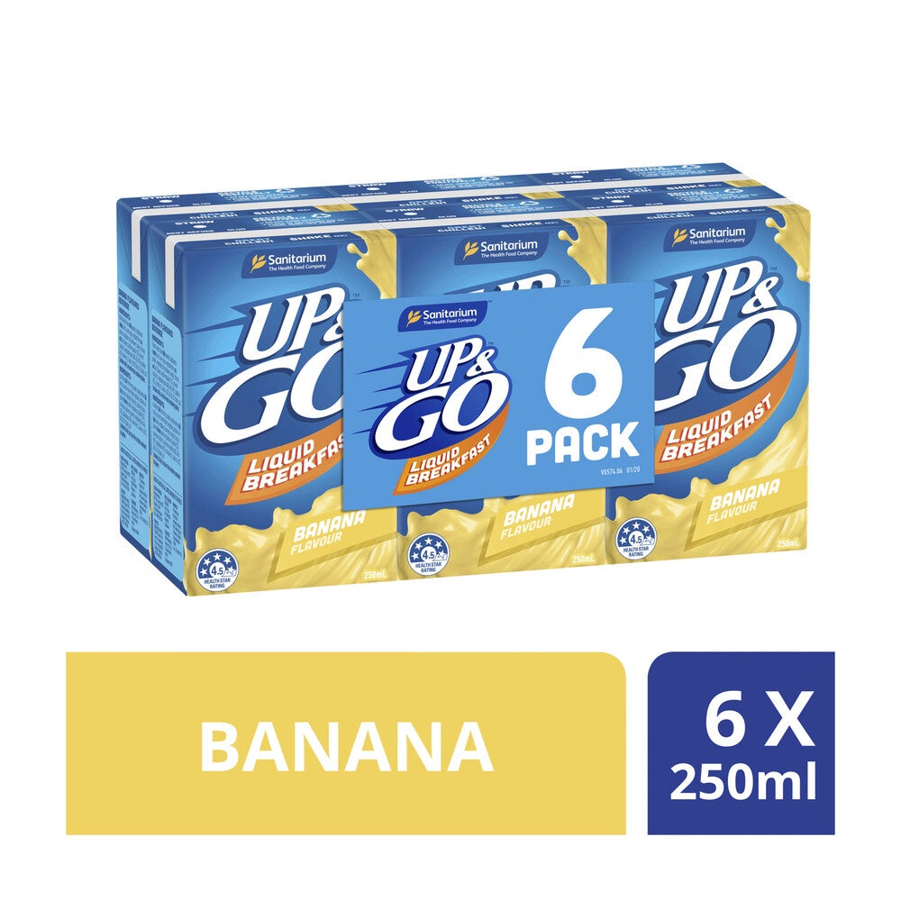 Sanitarium Up and Go Banana 6 pack