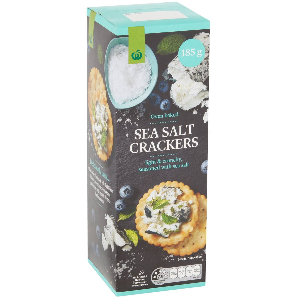 Damora Sea Salt Wheaten Crackers 195g