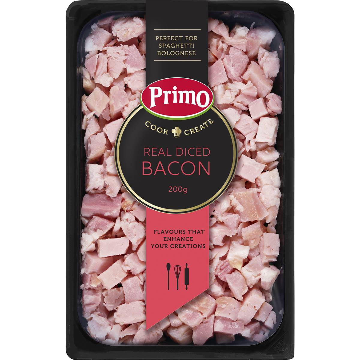 Primo Real Diced Bacon 200gm