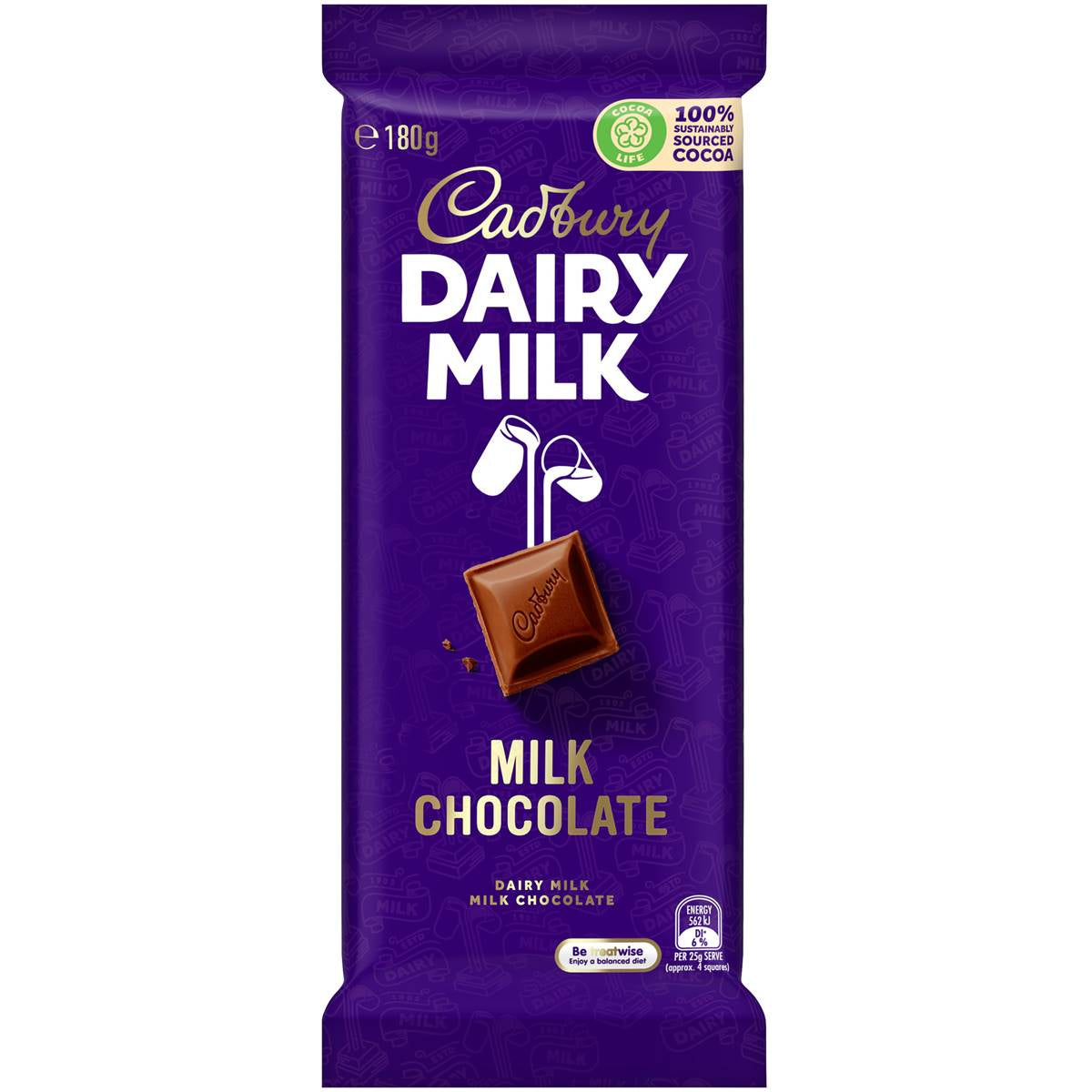 Cadbury Dairy Milk 180g