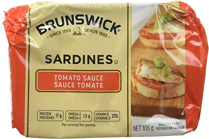 Brunswick Wild Sardines in Tomato Sauce 106g