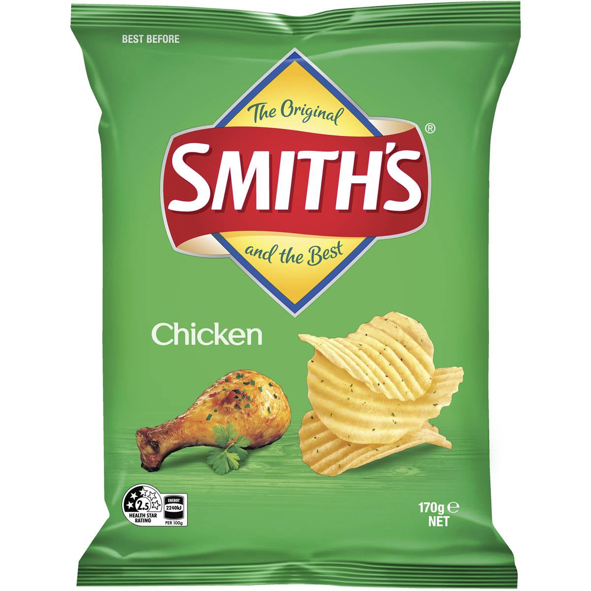 Smith's Chicken Chips 170g