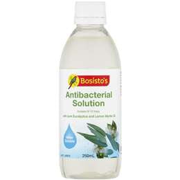 Bosisto's Antibacterial Solution Eucalyptus and Lemon Myrtle 250mL