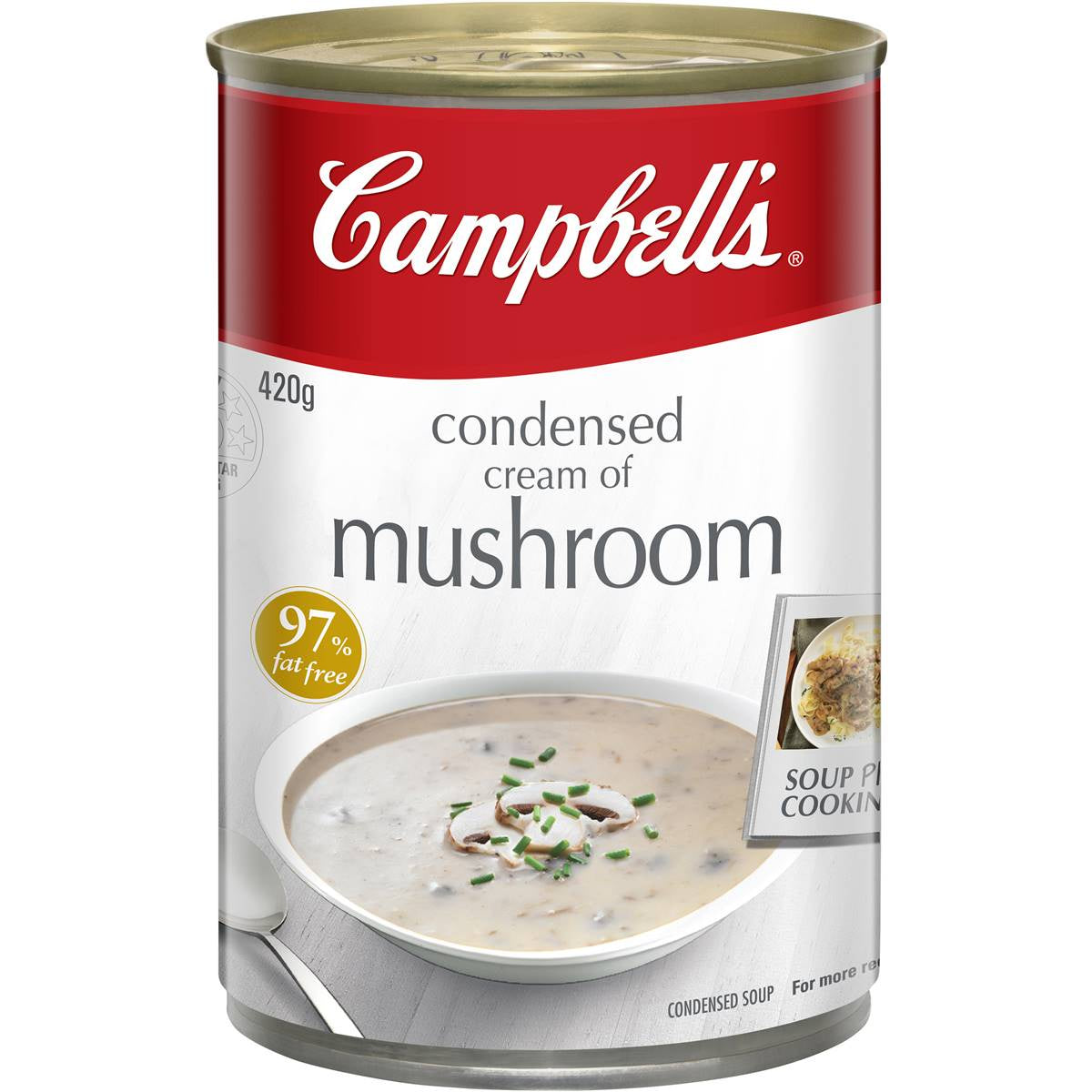 Campbell's Condensed Cream of Mushroom Soup 420g