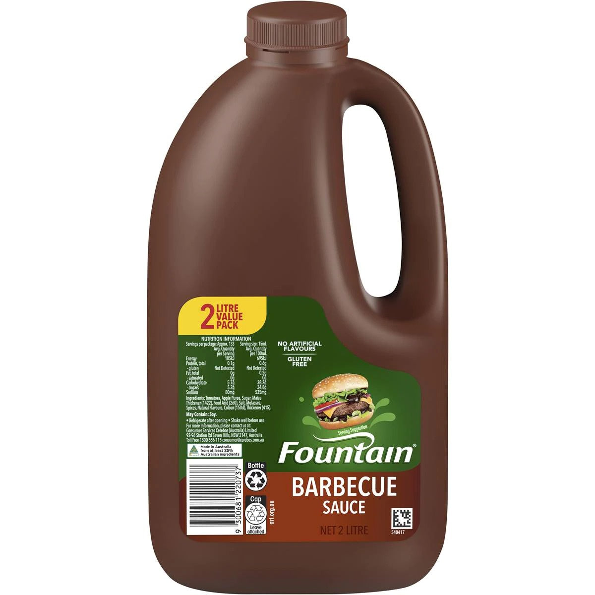 Fountain Barbecue Sauce 2L