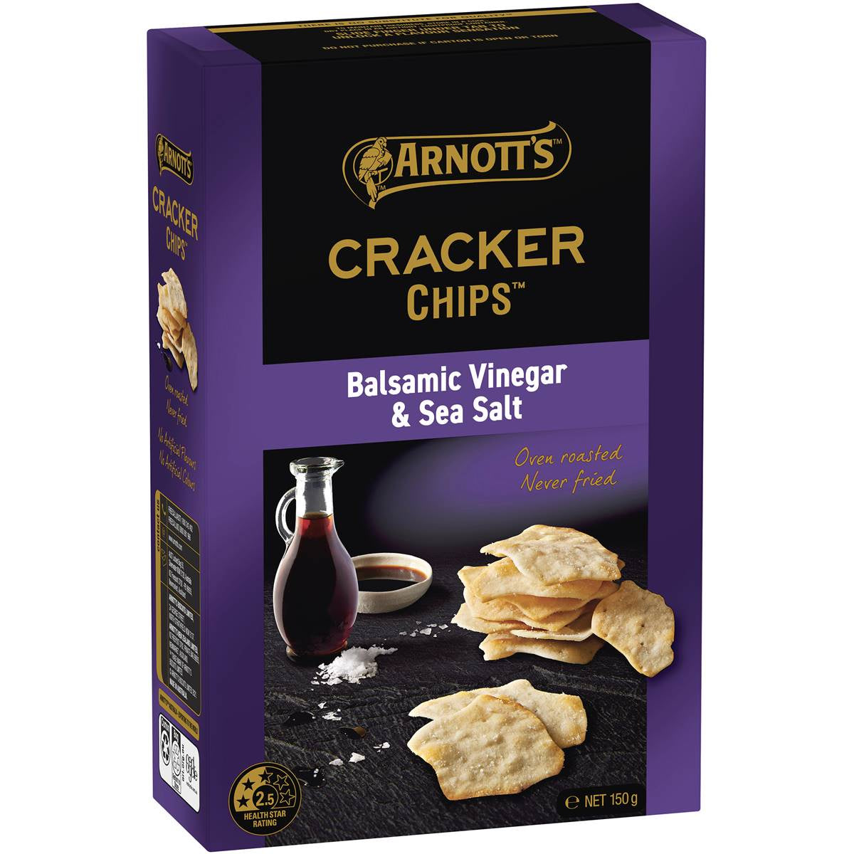 Arnott's Cracker Chips Sea Salt 150g