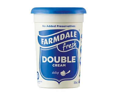 Farmdale Fresh Double Cream Dollop 300mL