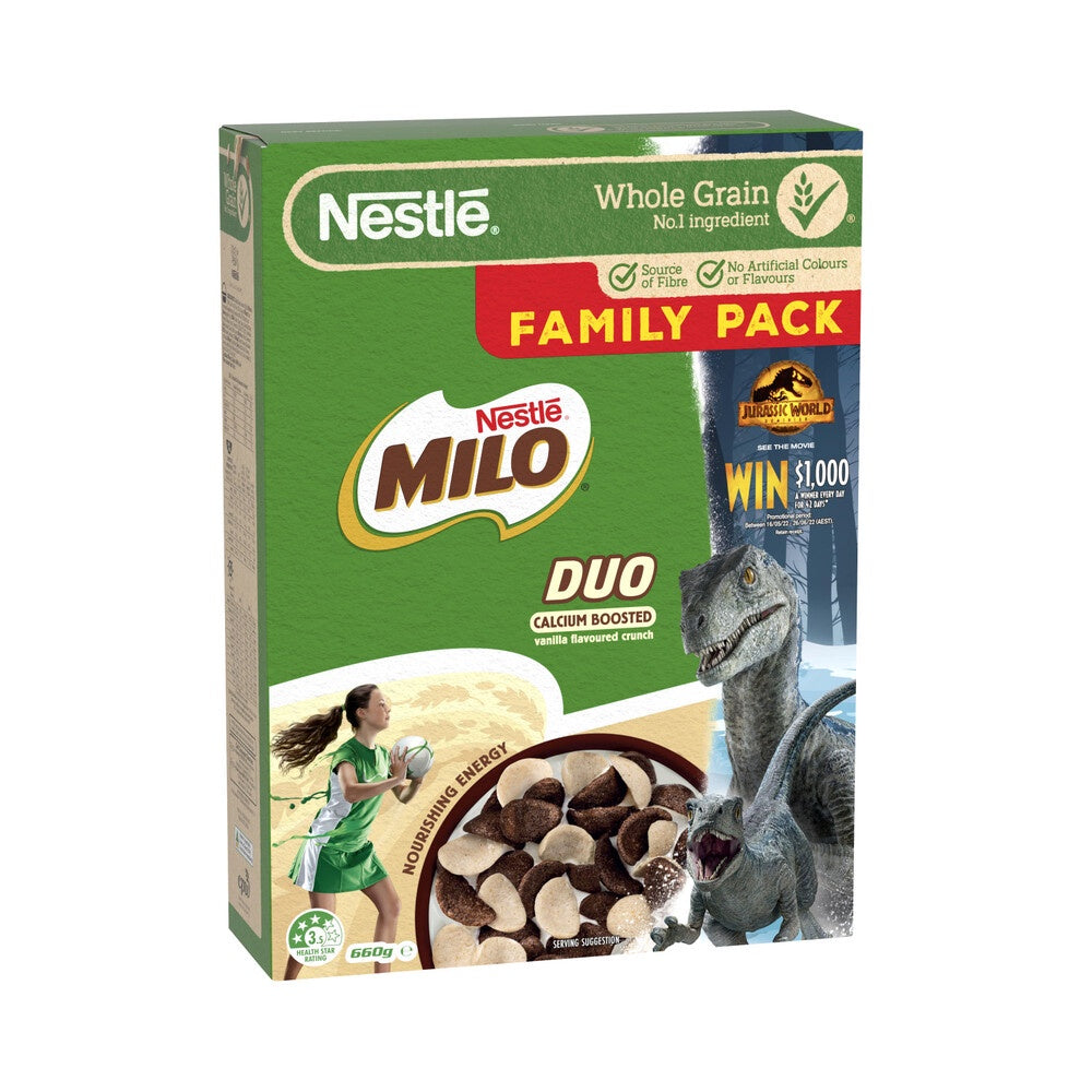 Nestle Milo Duo Cereal 660g