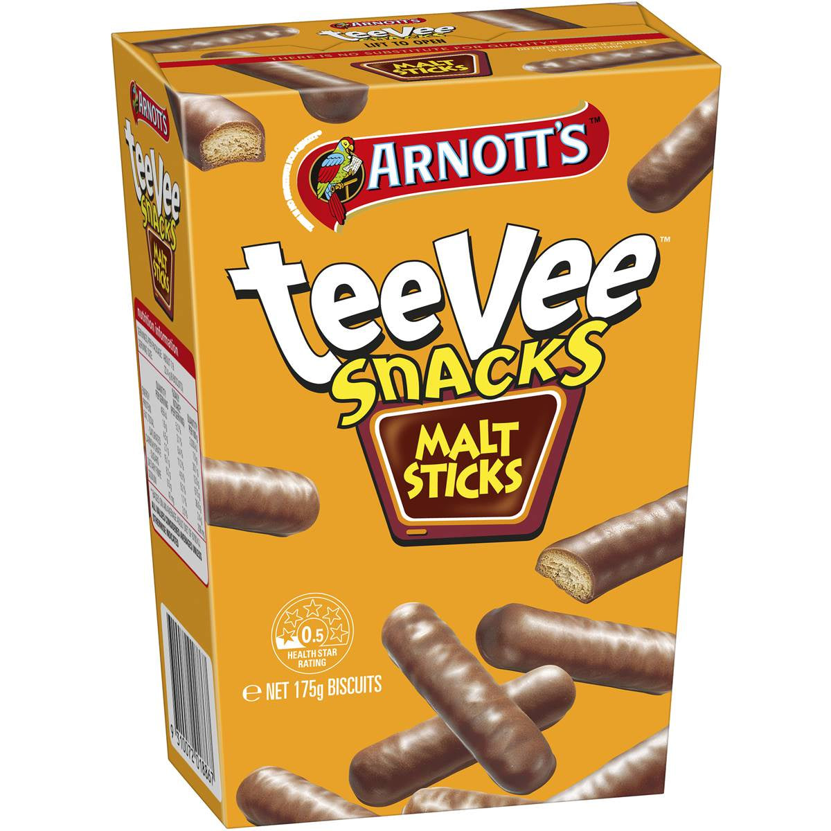 Arnott's TeeVee Snacks Malt Sticks 175g