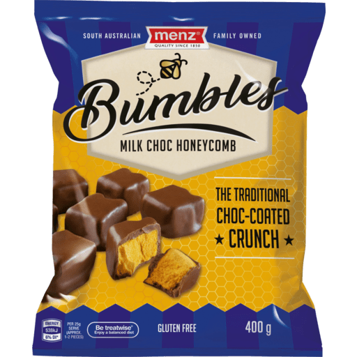 Menz Choc Honeycomb 400g