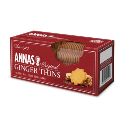 Annas Original Ginger Thins 150g