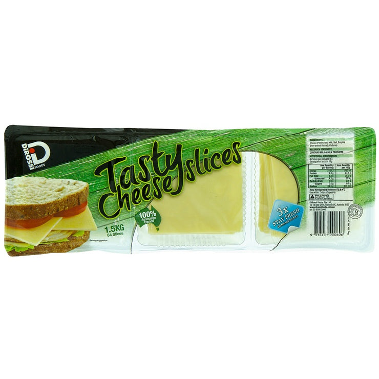 Dirossi Tasty Cheese Slices 12 pack