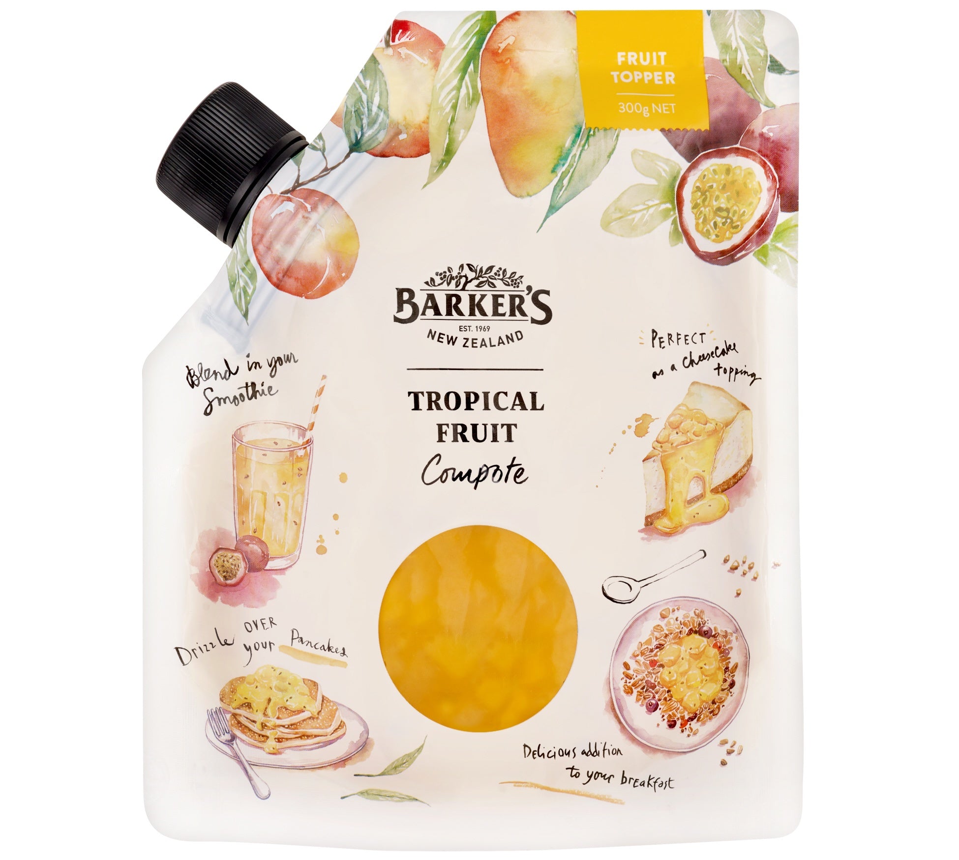 Barker's Tropical Fruit Compote 300g