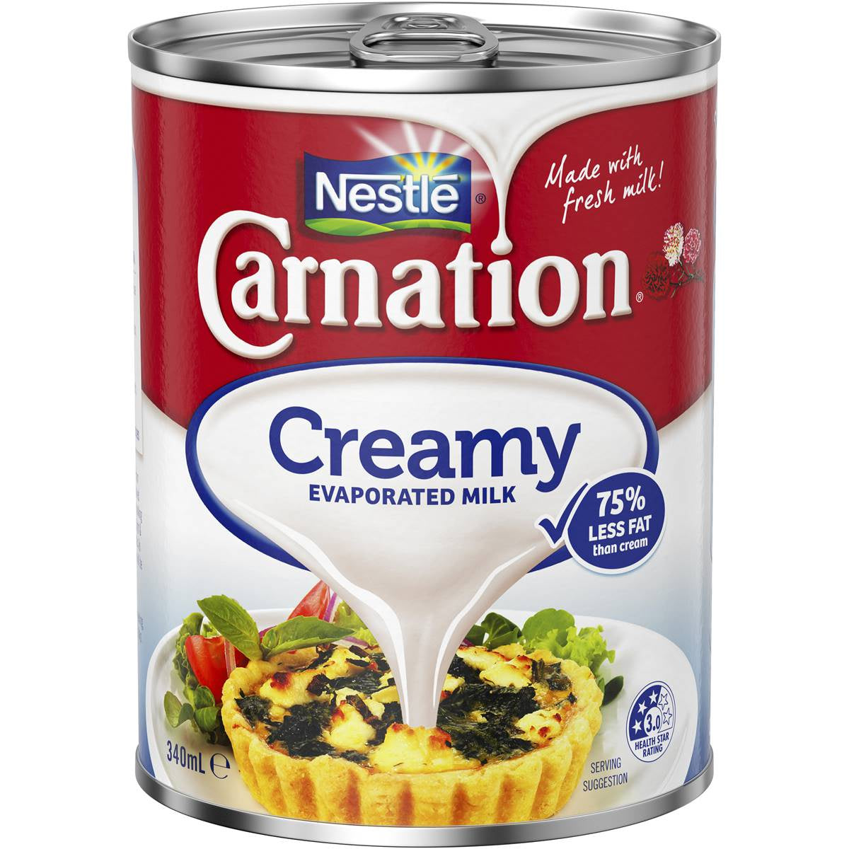 Nestle Carnation Creamy Evaporated Milk 340mL