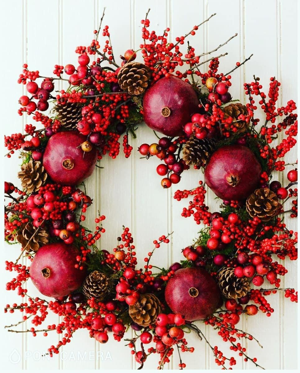 Pomegranate Wreath