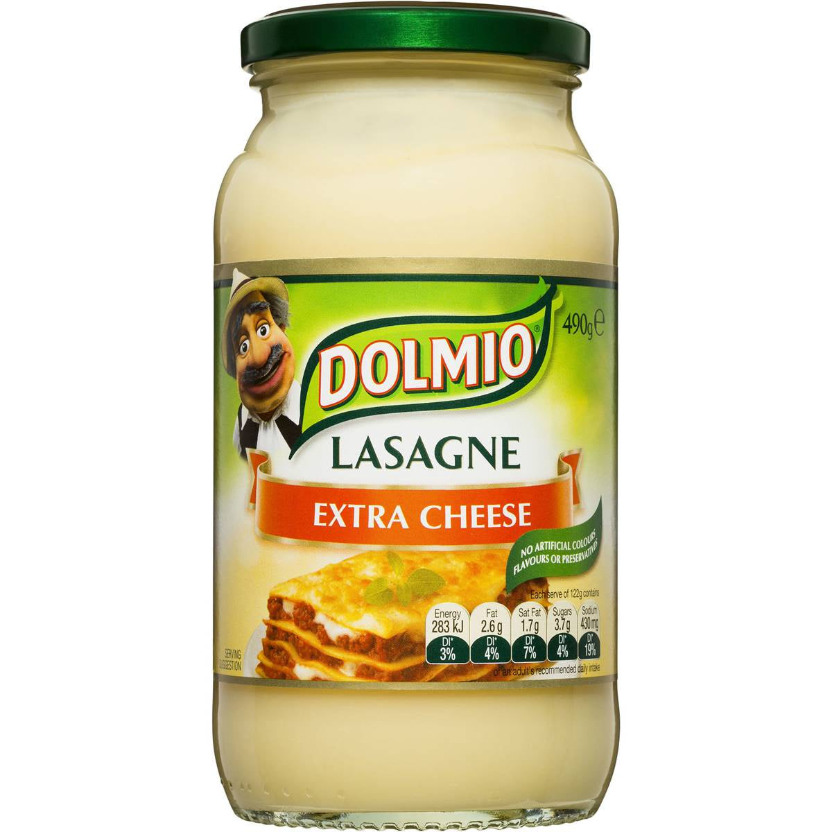 Dolmio Lasagne Extra Cheese Sauce 490g