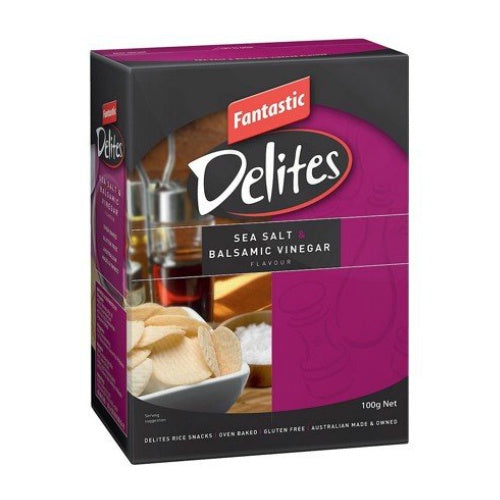 Fantastic Delites Sea Salt and Balsamic Vinegar 100g