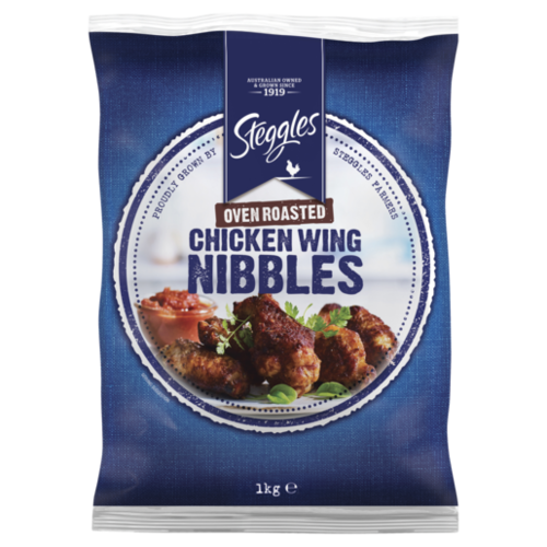 Steggles Oven Roasted Chicken Wing Nibbles 1kg