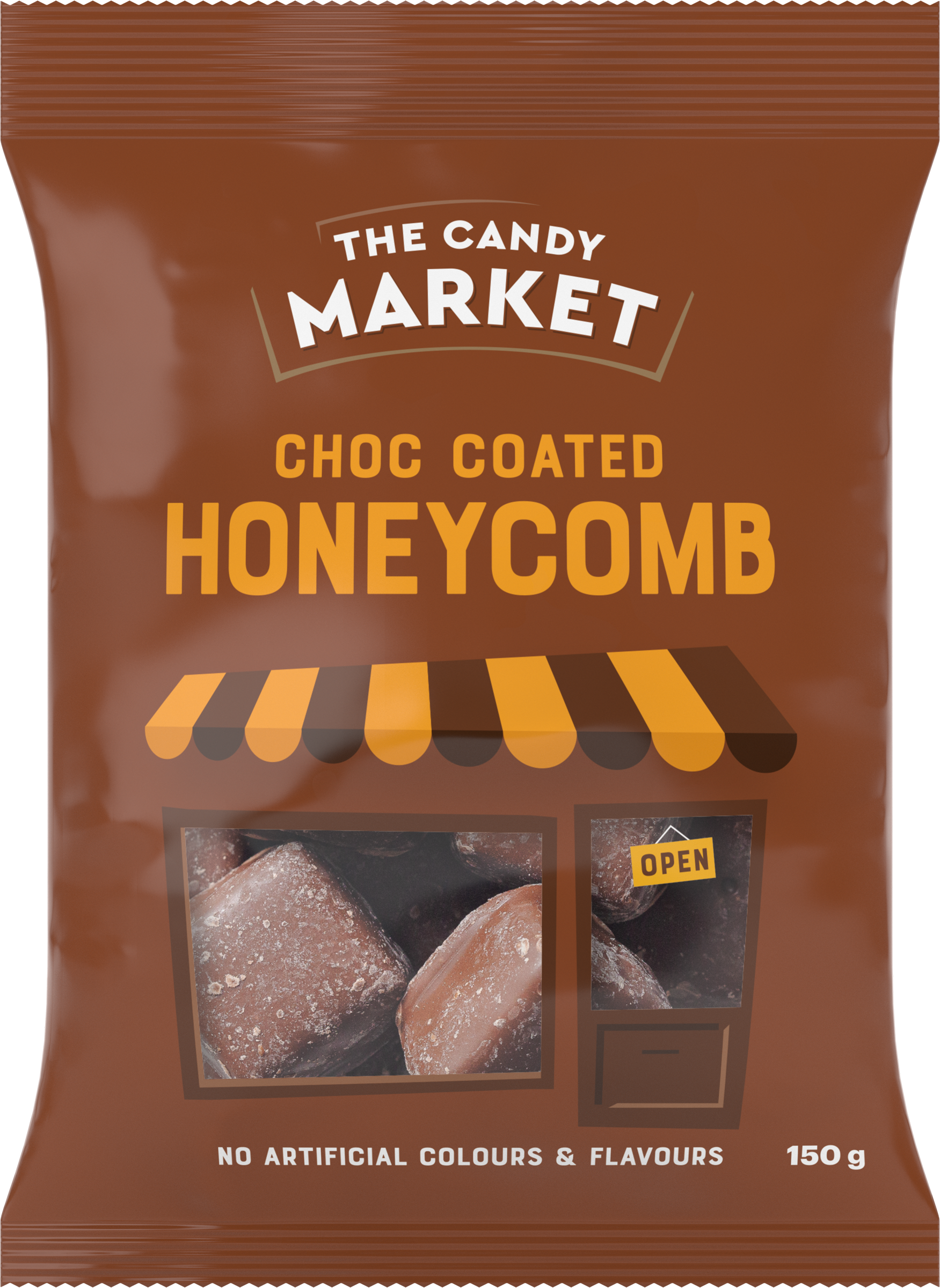 The Candy Market Choc Coated Honeycomb 150g