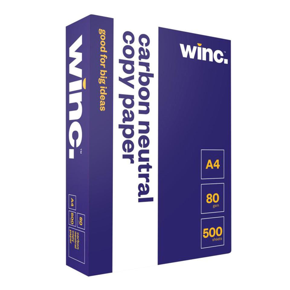 Winc A4 Copy Paper 80gsm White 500 sheets