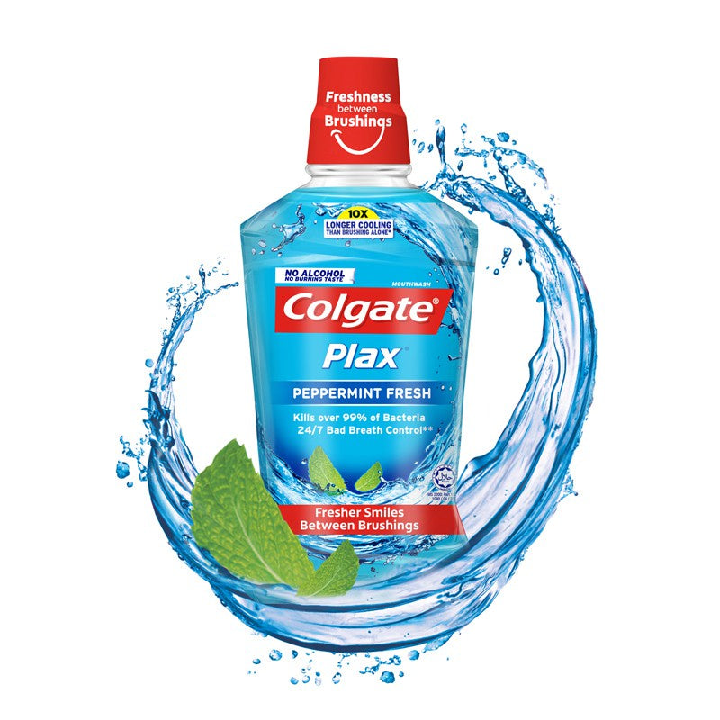 Colgate Plax Peppermint Mouthwash 500mL