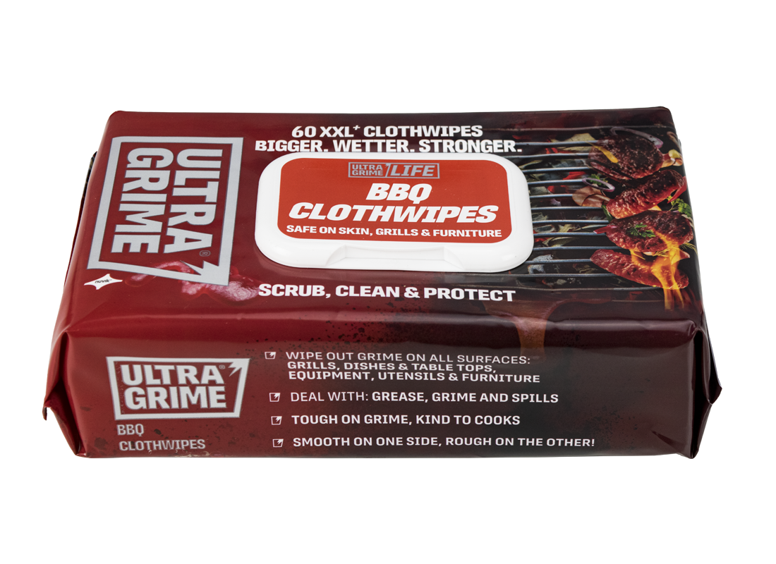 UltraGrime LIFE BBQ XXL+Clothwipes 60 pack