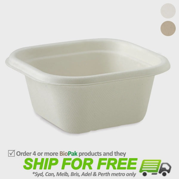 BioPak Takeaway container & Lid 480mL