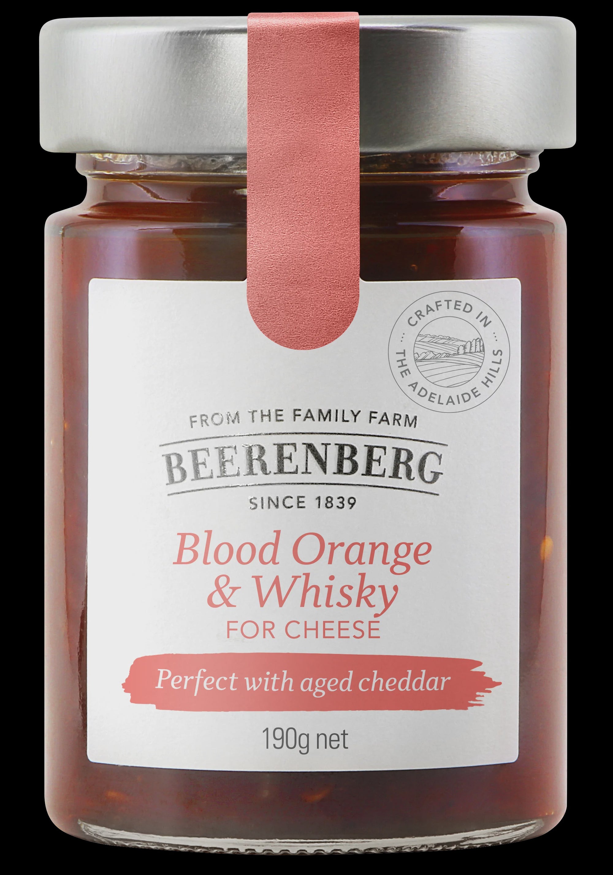 Beerenberg Blood Orange and Whiskey for Cheese 190g