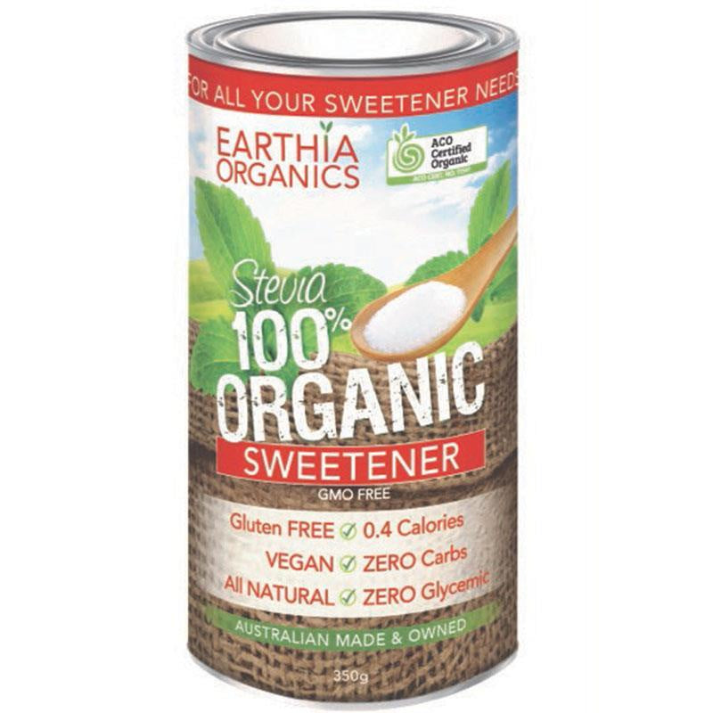 Earthia Organics Stevia Organic Sweetner 350g