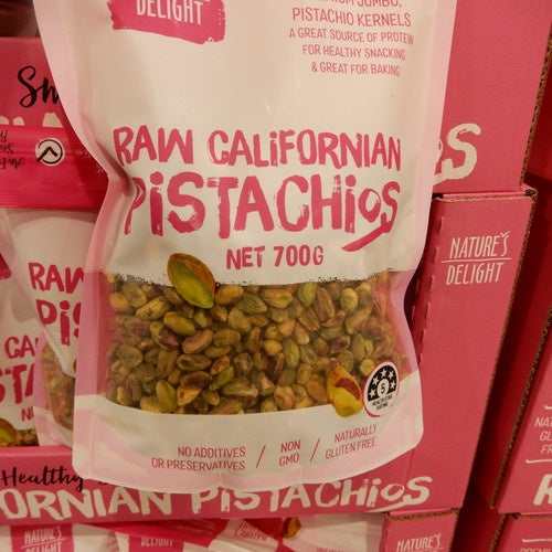 Nature's Delight Raw Californian Pistachios 700g