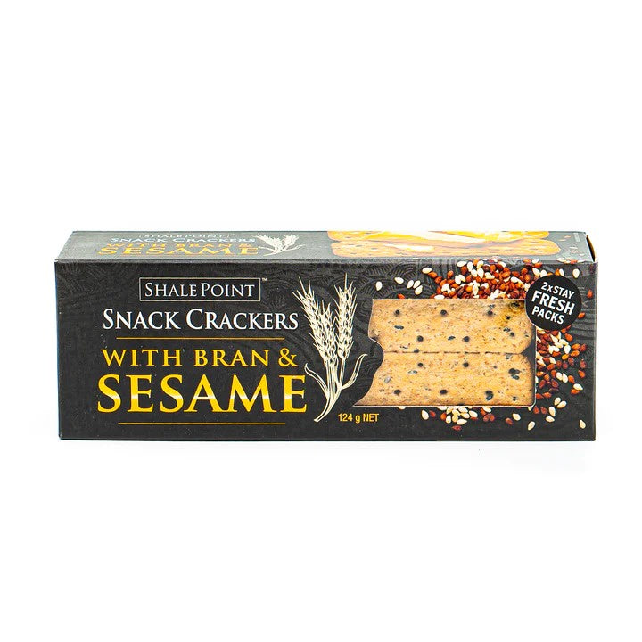 Shale Point Crackers with Bran and Sesame 124g