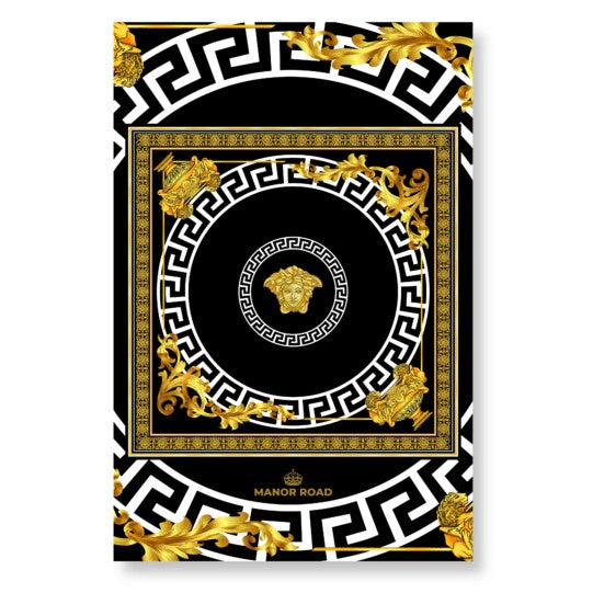 Manor Road Microfibre Tea Towel -  Baroque