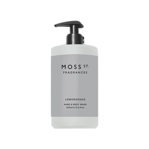 Moss St Hand & Body Wash Lemongrass 450mL