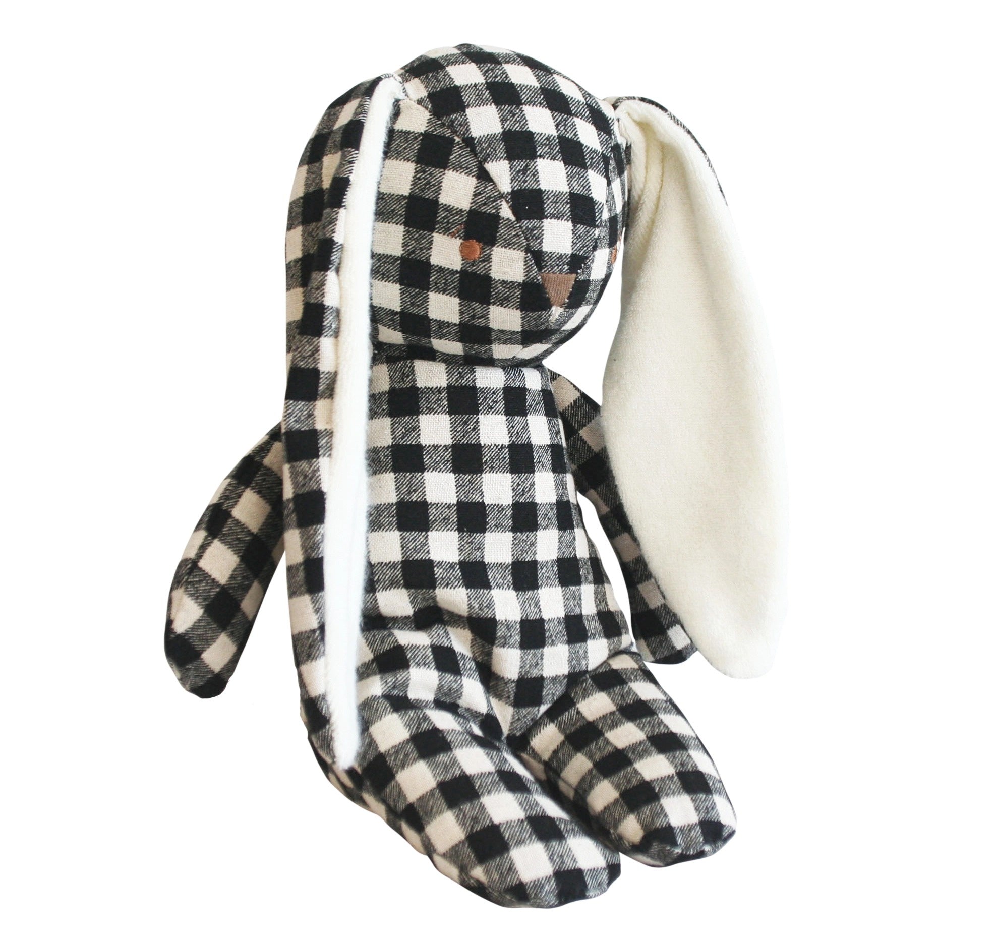 Alimrose Floppy Bunny Black Check