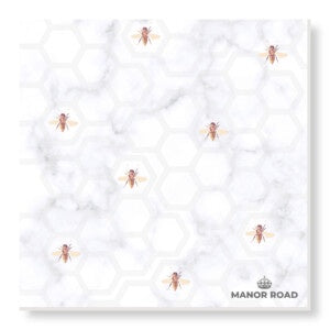 Manor Road Marbled Bee Cocktail Napkin 20 pack