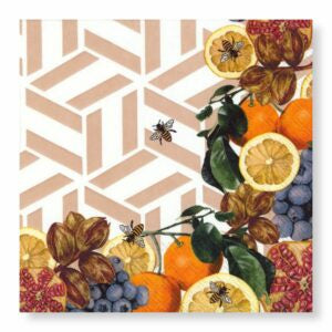 Manor Road Summer Fruits Cocktail Napkin 20 pack