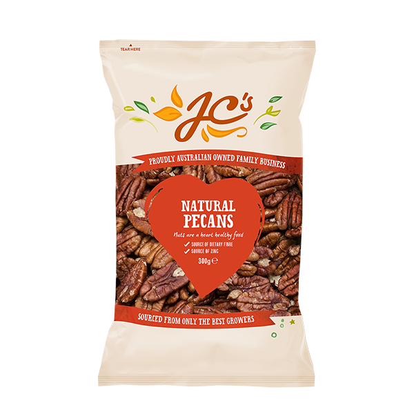 J.C's Natural Pecans 100g