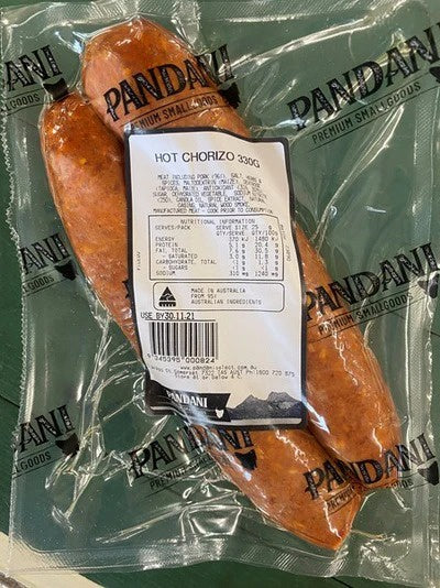 Pandani Hot Chorizo 300g