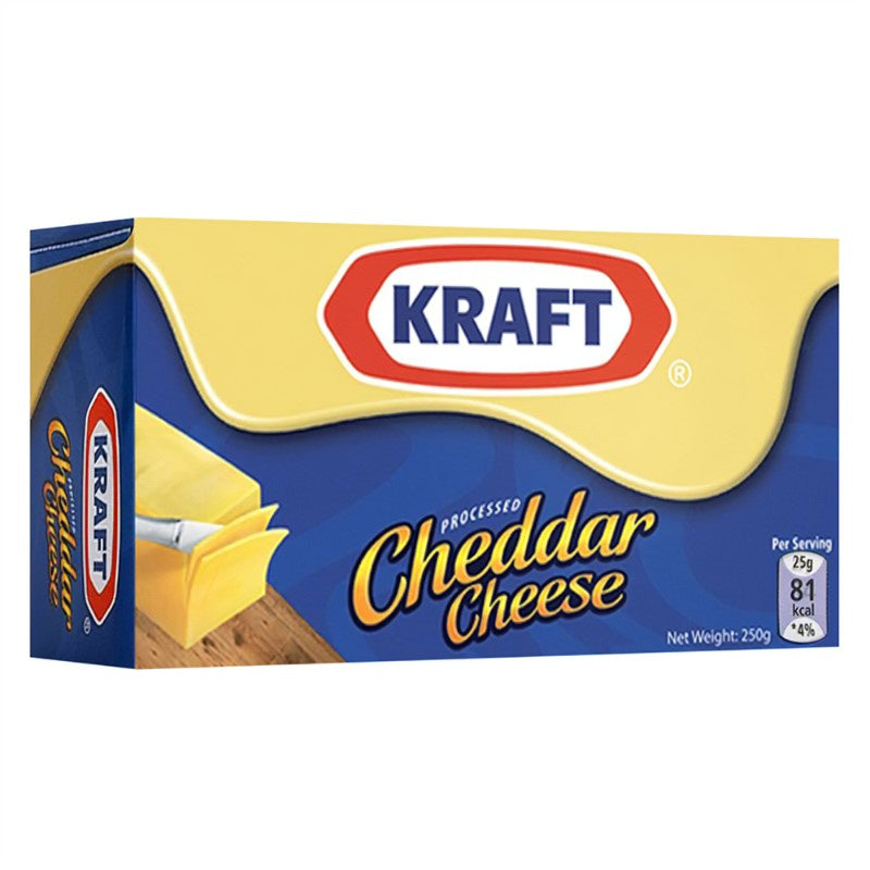 Kraft Cheddar Block 250g