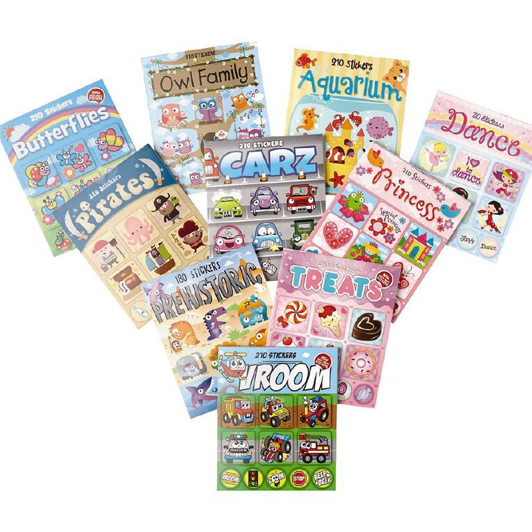 Mini Sticker Book Assorted Designs