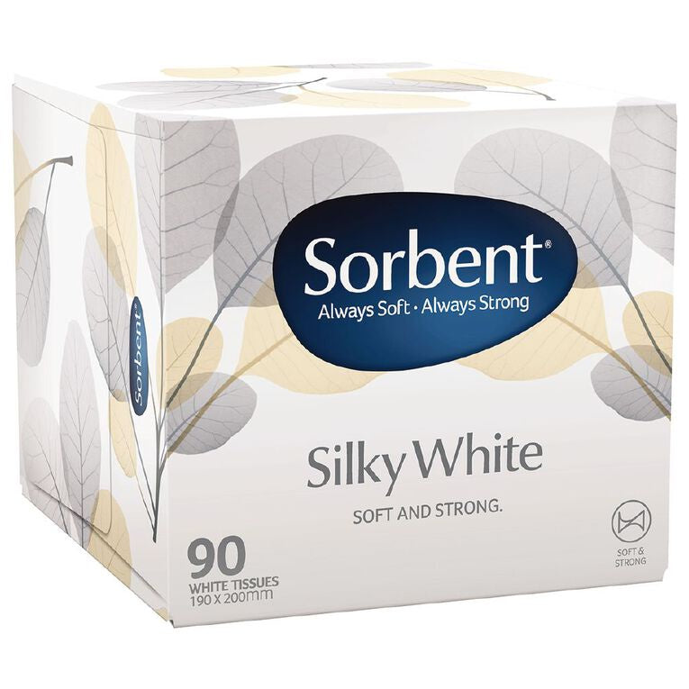 Sorbent White Facial Tissue 90 sheets