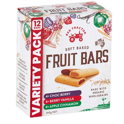 Red Tractor Soft Baked Fruit Bars 360g 12 pack