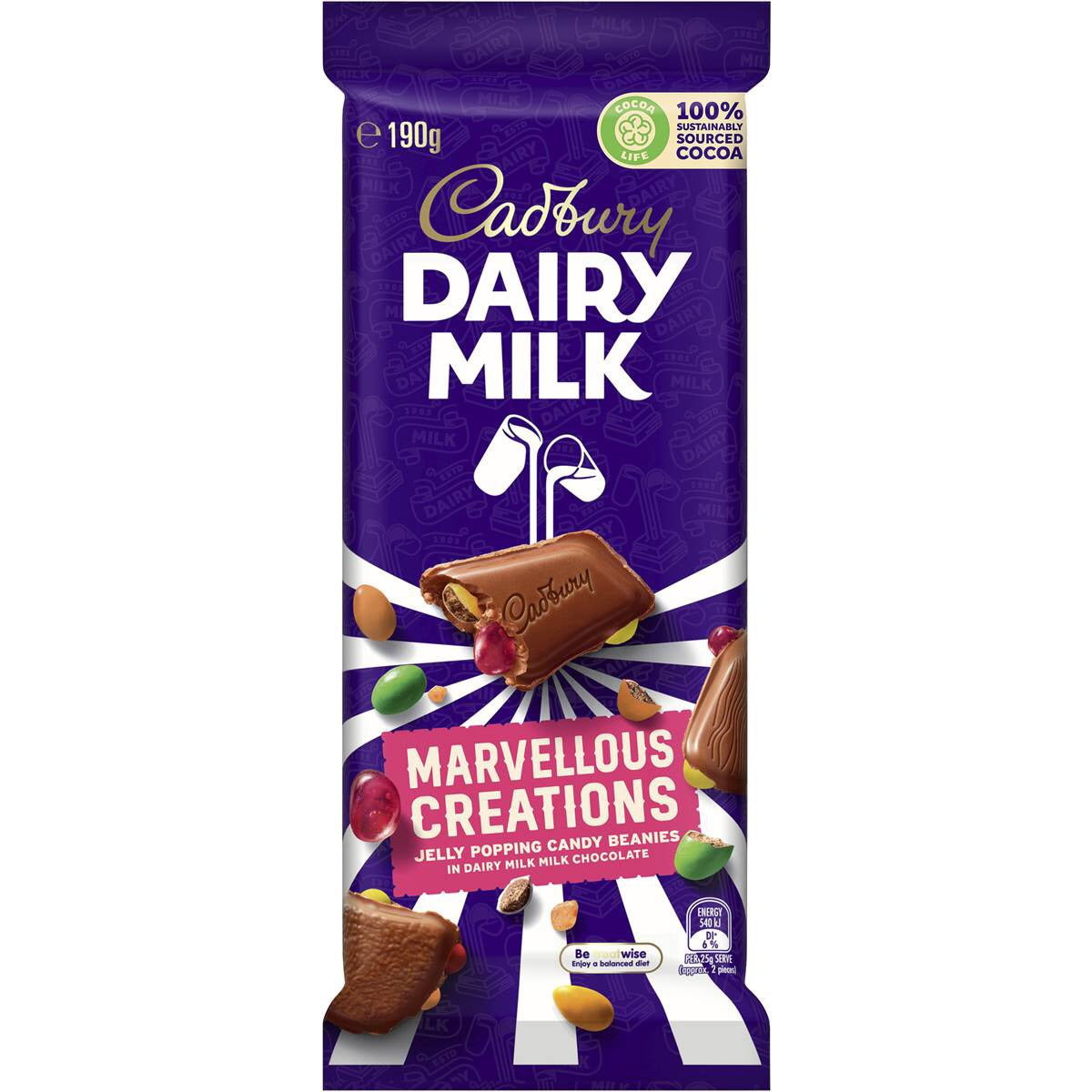 Cadbury Dairy Milk Marvellous Creations Popping Candy 190g