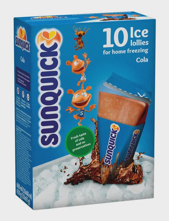 Sunquick Ice Lollies Cola 10 x 60mL