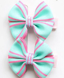 Hair Bow Fredella Aqua 1000