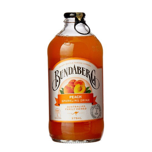 Bundaberg Peach Sparkling Drink 375mL